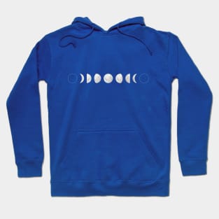 Phases of the Moon - Horizontal - Nature - Celestial - Lunar Hoodie